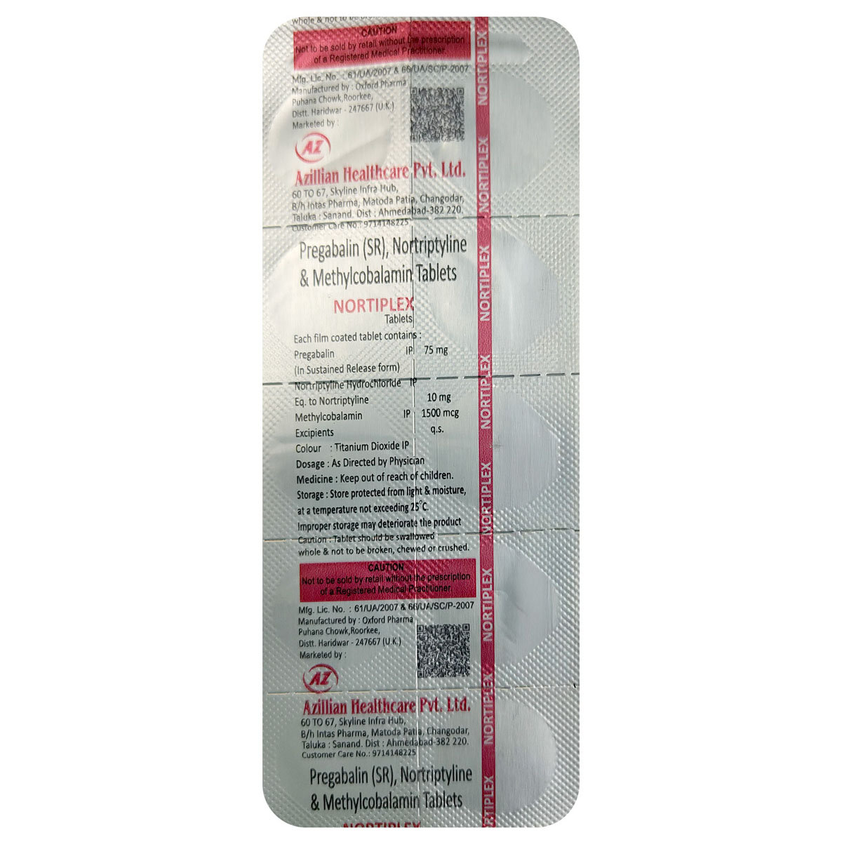 Nortiplex Tablet 10's, Pack of 10 Nortiplex Tablet 10's, Pack of 10