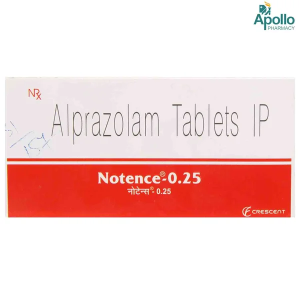 NOTENCE 0.25MG TABLET