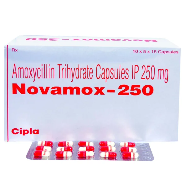 Novamox-250 Capsule 15's