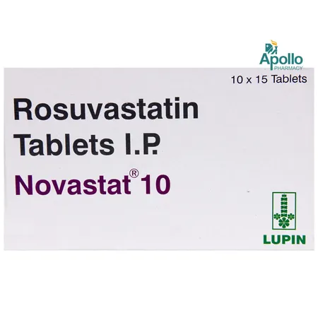 Novastat 10 Tablet 15's