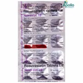 Novastat 10 Tablet 15's, Pack of 15 TabletS