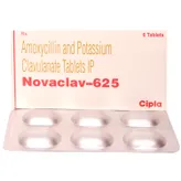 Novaclav-625 Tablet 6's, Pack of 6 TABLETS