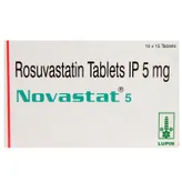 Novastat 5 Tablet 15's, Pack of 15 TabletS