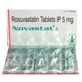 Novastat 5 Tablet 15's, Pack of 15 TabletS