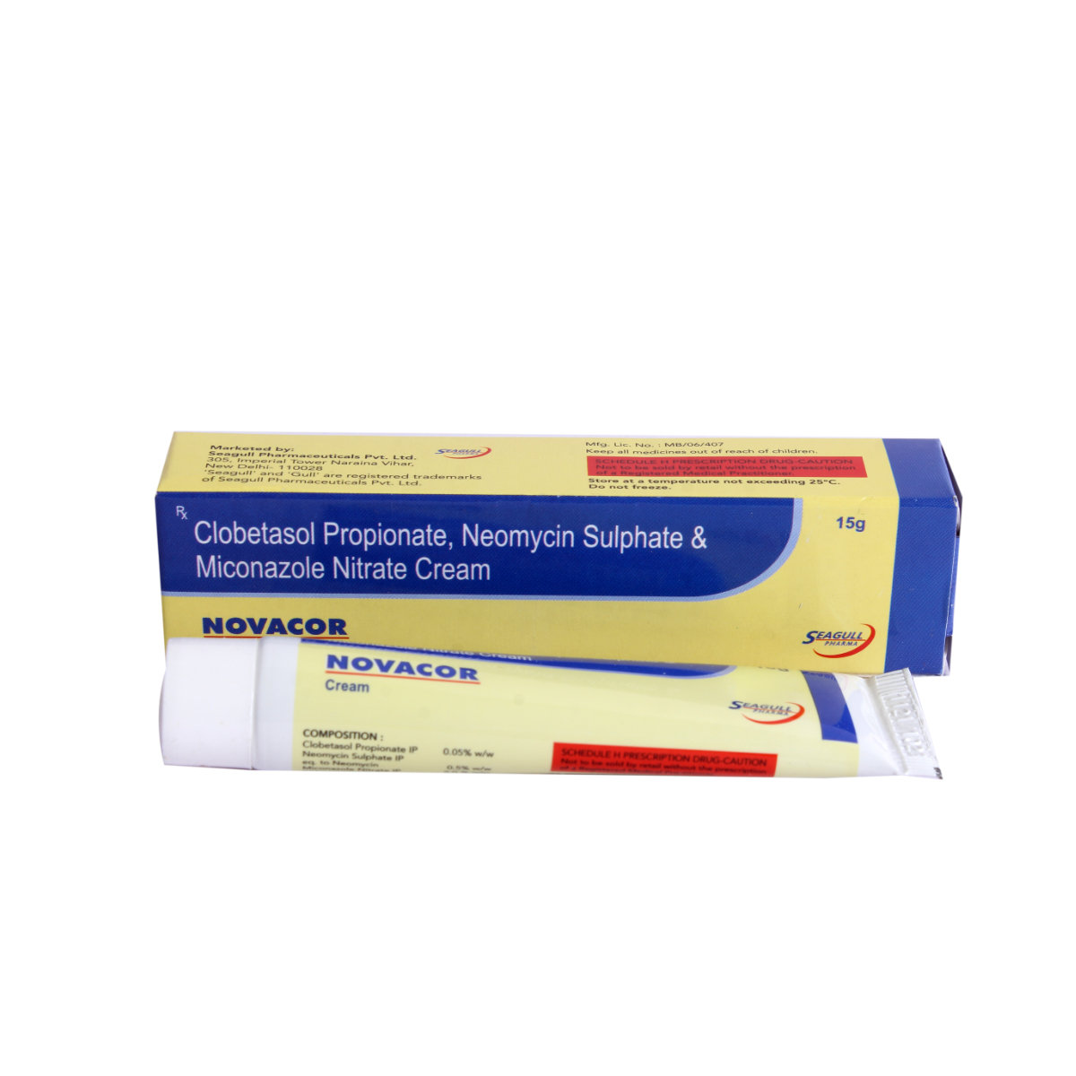Novacor Cream 15gm, Pack of 1 Cream Novacor Cream 15gm, Pack of 1 Cream
