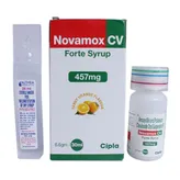 Novamox CV Forte Syrup 30 ml, Pack of 1 Liquid