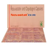 Novastat CV 20 Capsule 10's, Pack of 10 CAPSULES