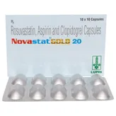 Novastat Gold 20 Capsule 10's, Pack of 10 CapsuleS