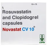 Novastat CV 10 Capsule 15's, Pack of 15 CAPSULES
