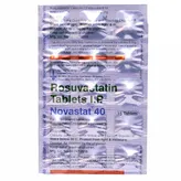 Novastat 40 Tablet 15's, Pack of 15 TABLETS