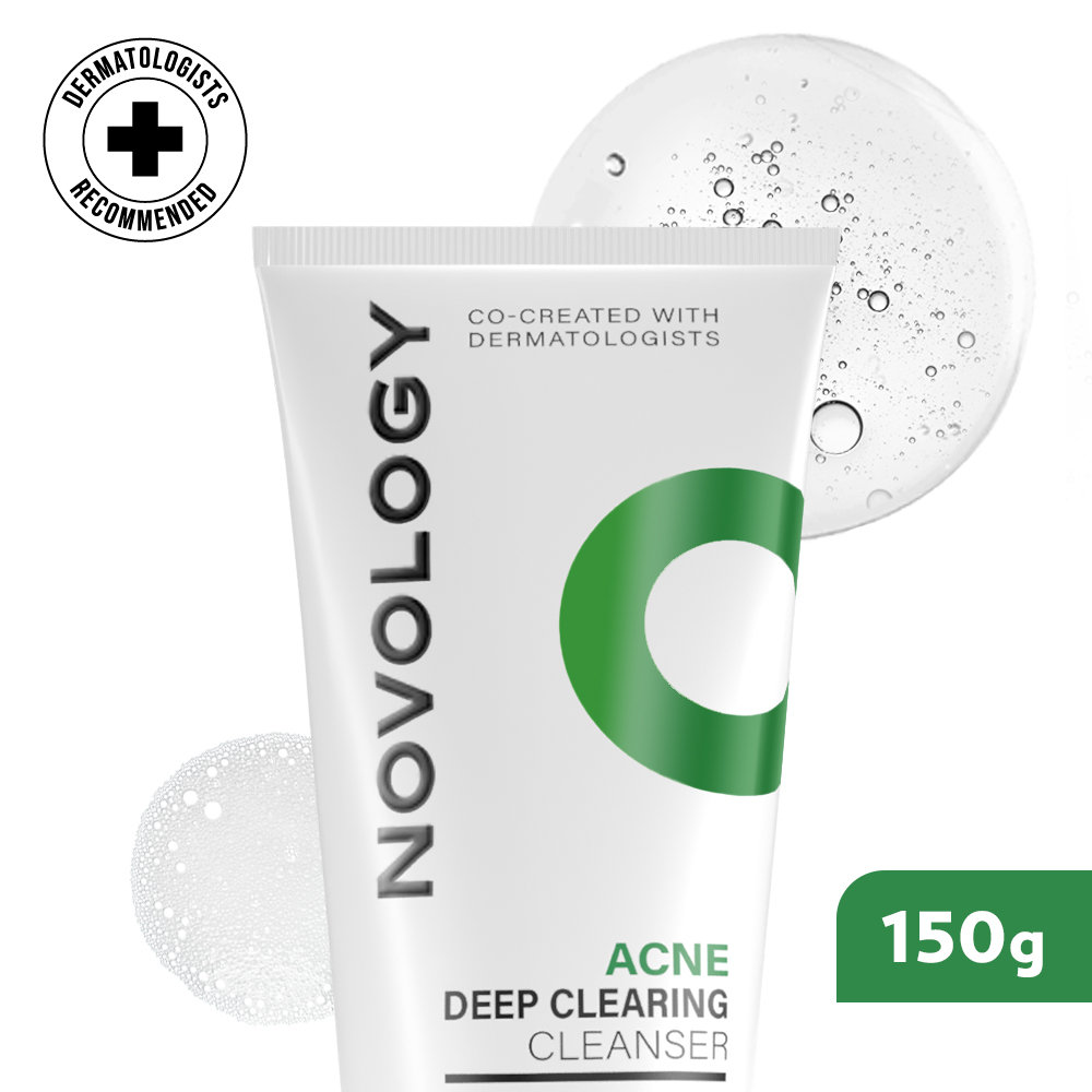 Novology Acne Deep Clearing Cleanser, 150 gm, Pack of 1 Novology Acne Deep Clearing Cleanser, 150 gm, Pack of 1