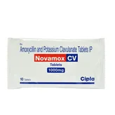 Novamox CV 1000 Tablet 10's, Pack of 10 TabletS