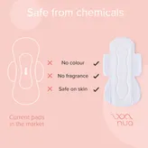 Nua Ultra-Safe Sanitary Pads with Security Shield Covers, 12 Count (3XL+, 5XL, 4L), Pack of 1
