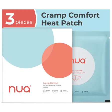 Nua Cramp Comfort Heat Patch, 3 Count
