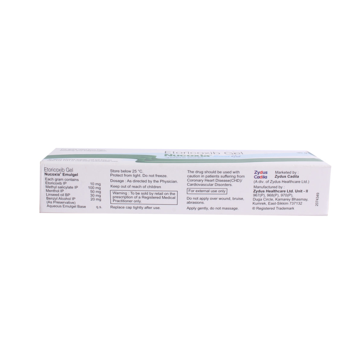 Nucoxia emul Gel 30 gm, Pack of 1 OINTMENT Nucoxia emul Gel 30 gm, Pack of 1 OINTMENT