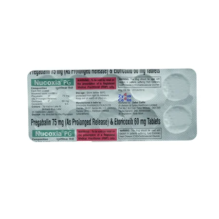 Nucoxia PG 60 mg/75 mg Tablet 10's