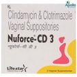 Nuforce CD 3 Vag Suppositories 3's