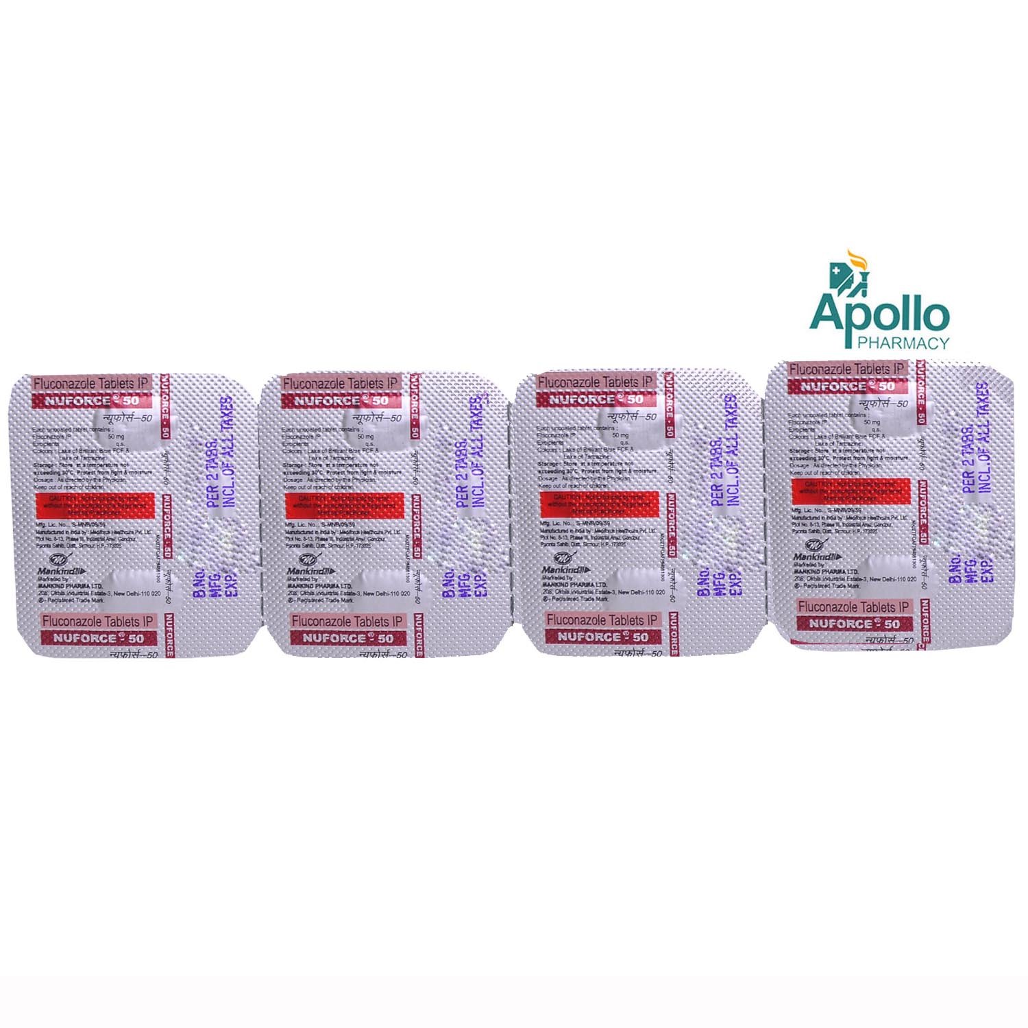 Nuforce 50 mg Tablet 2's, Pack of 2 TABLETS Nuforce 50 mg Tablet 2's, Pack of 2 TABLETS