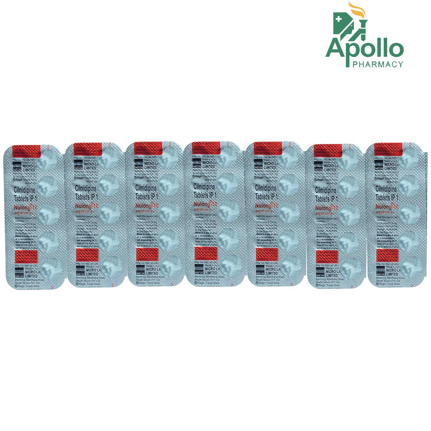 Nulong-10 Tablet 10's, Pack of 10 TABLETS Nulong-10 Tablet 10's, Pack of 10 TABLETS