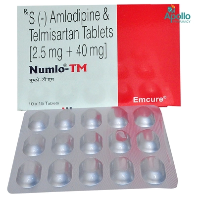 Numlo-TM 2.5 mg Tablet 15's, Pack of 15 TabletS