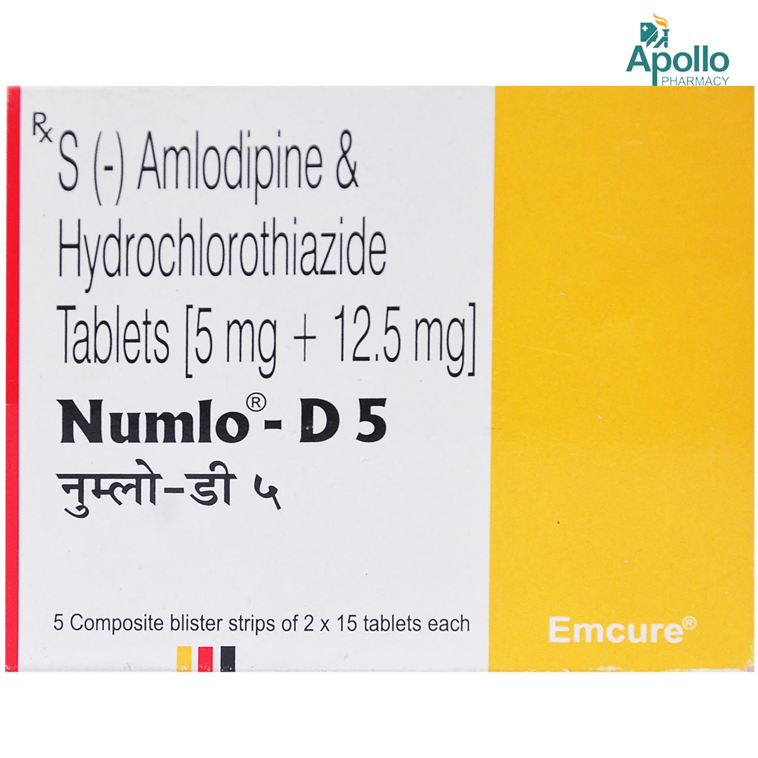 Buy Numlo-D 5 Tablet 15's Online