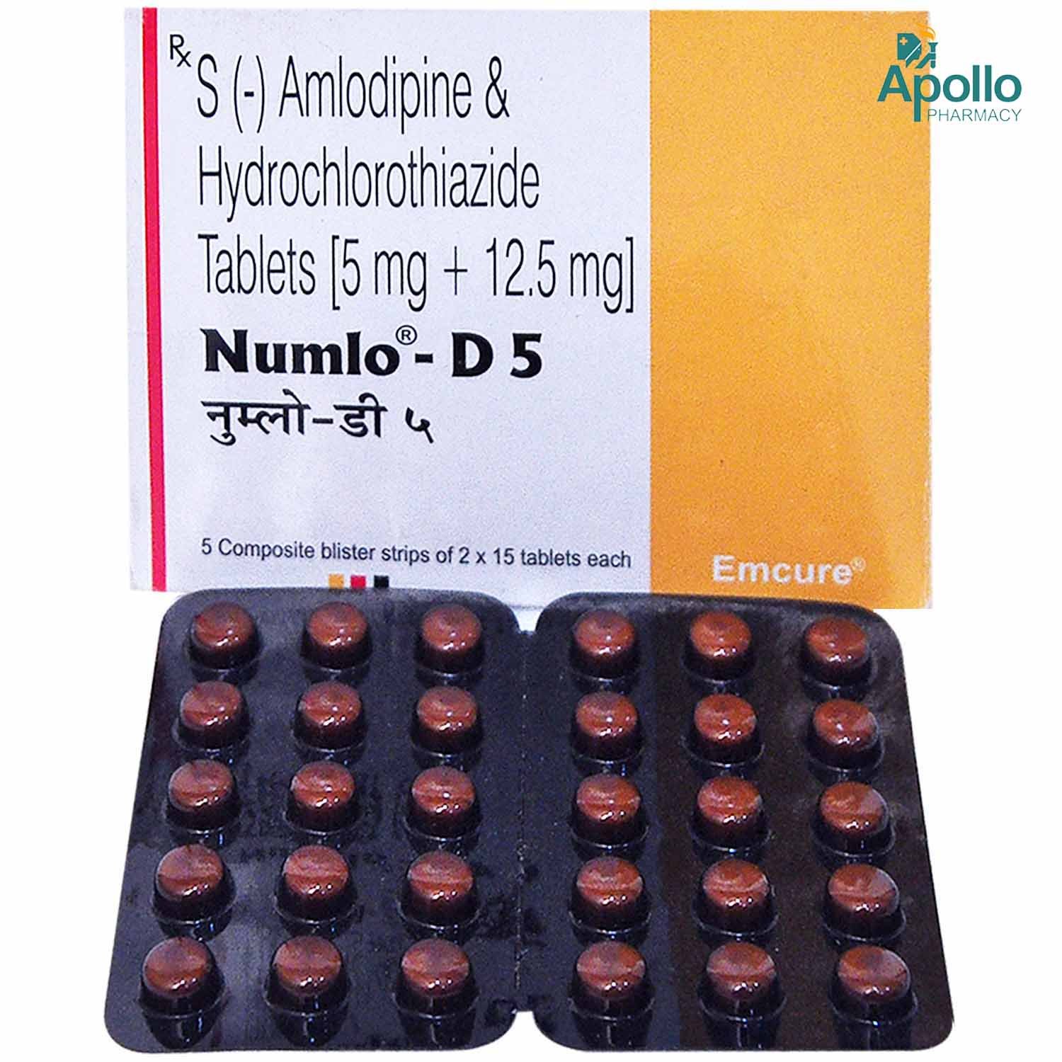 Numlo-D 5 Tablet 15's, Pack of 15 Numlo-D 5 Tablet 15's, Pack of 15