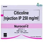 Nurocol 250 mg Injection 2 ml
