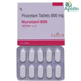 Nurotam-800 Tablet 10's, Pack of 10 TABLETS