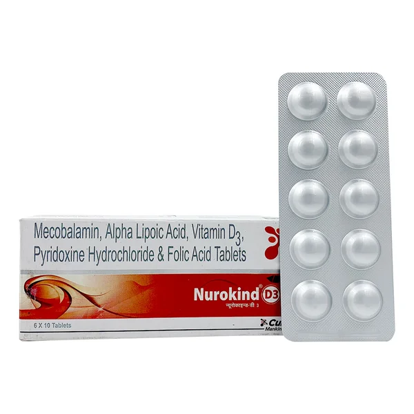 Nurokind D3 Tablet 10's, Pack of 10