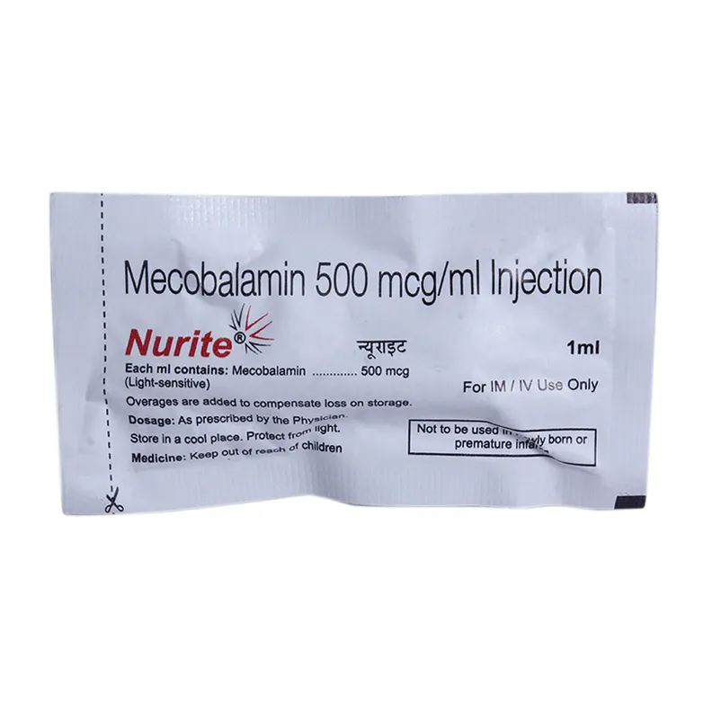 Nervite Inj Buy Nurite Injection 1ml online | Uses, Side Effects, Price and ...