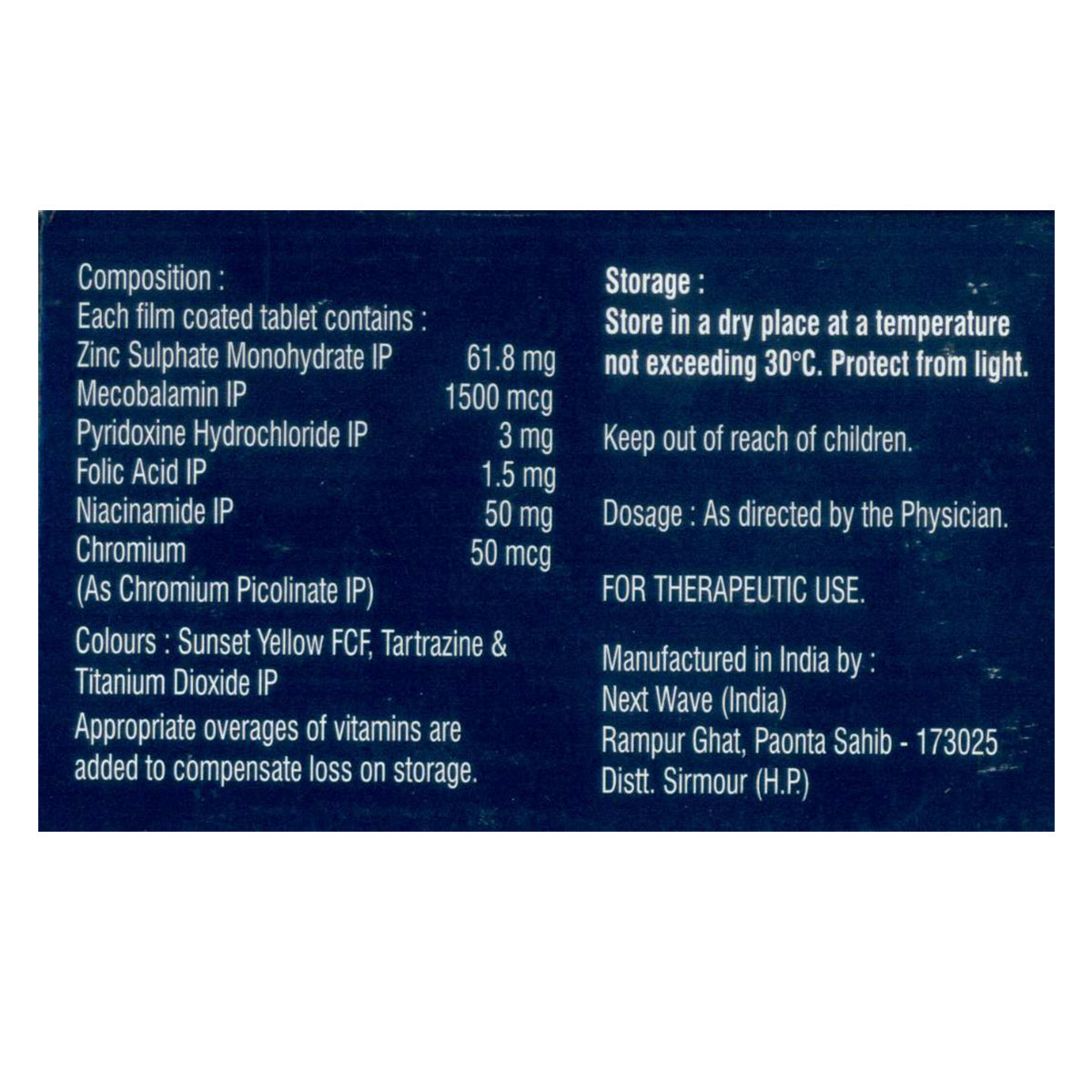 Nurokind Forte Z Tablet 15's, Pack of 15 Nurokind Forte Z Tablet 15's, Pack of 15