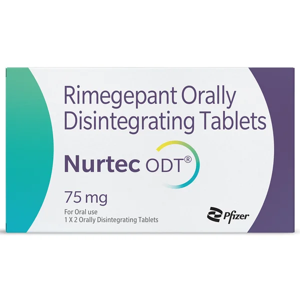 Nurtec ODT 75 mg Tablet 2's, Pack of 2