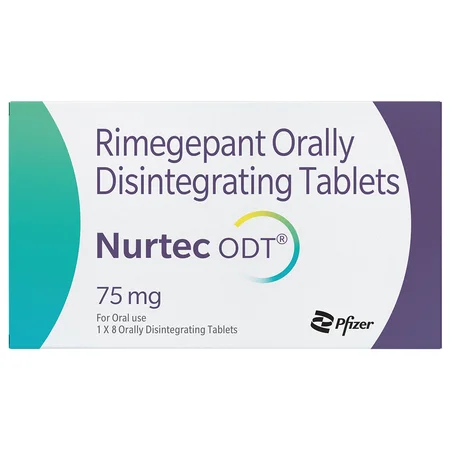 Nurtec ODT 75 mg Tablet 8's