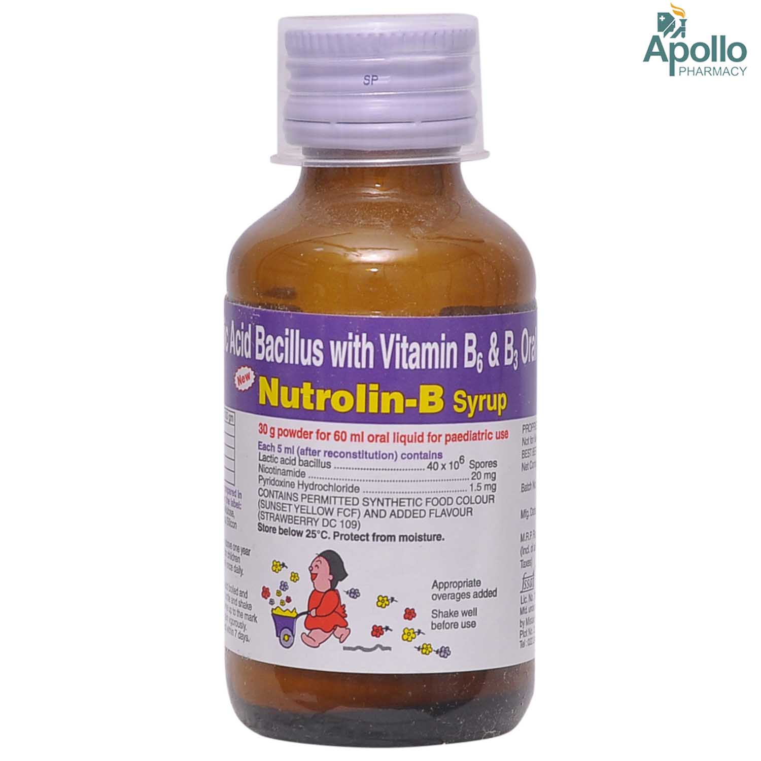 Nutrolin-B Syrup 60 Ml Price, Uses, Side Effects, Composition - Apollo ...