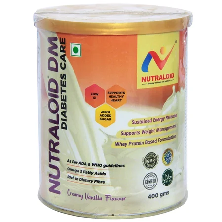 Nutraloid Dm Creamy Vanilla Flav Powder 400gm