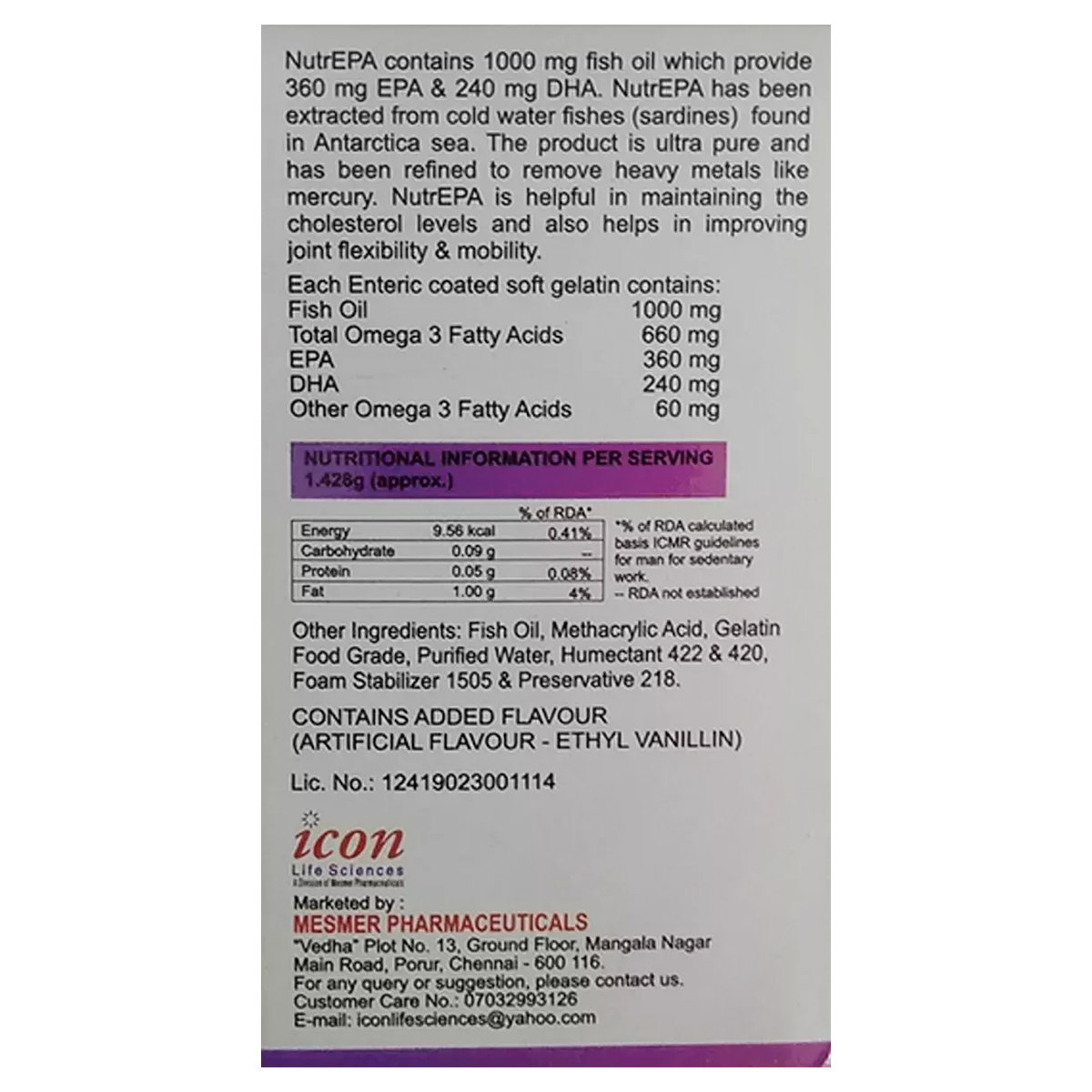 Nutrepa Softgel Capsule 30's, Pack of 1 Nutrepa Softgel Capsule 30's, Pack of 1