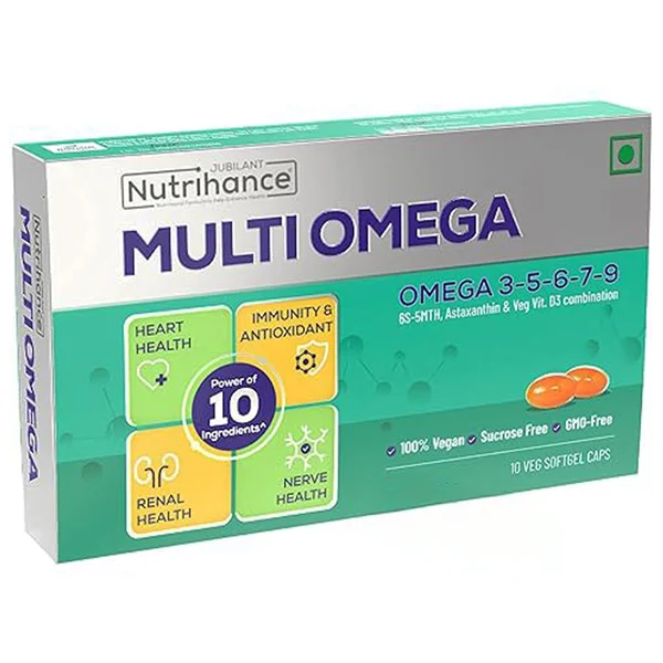 Nutrihance Multiomega, 10 Softgel Capsules, Pack of 1