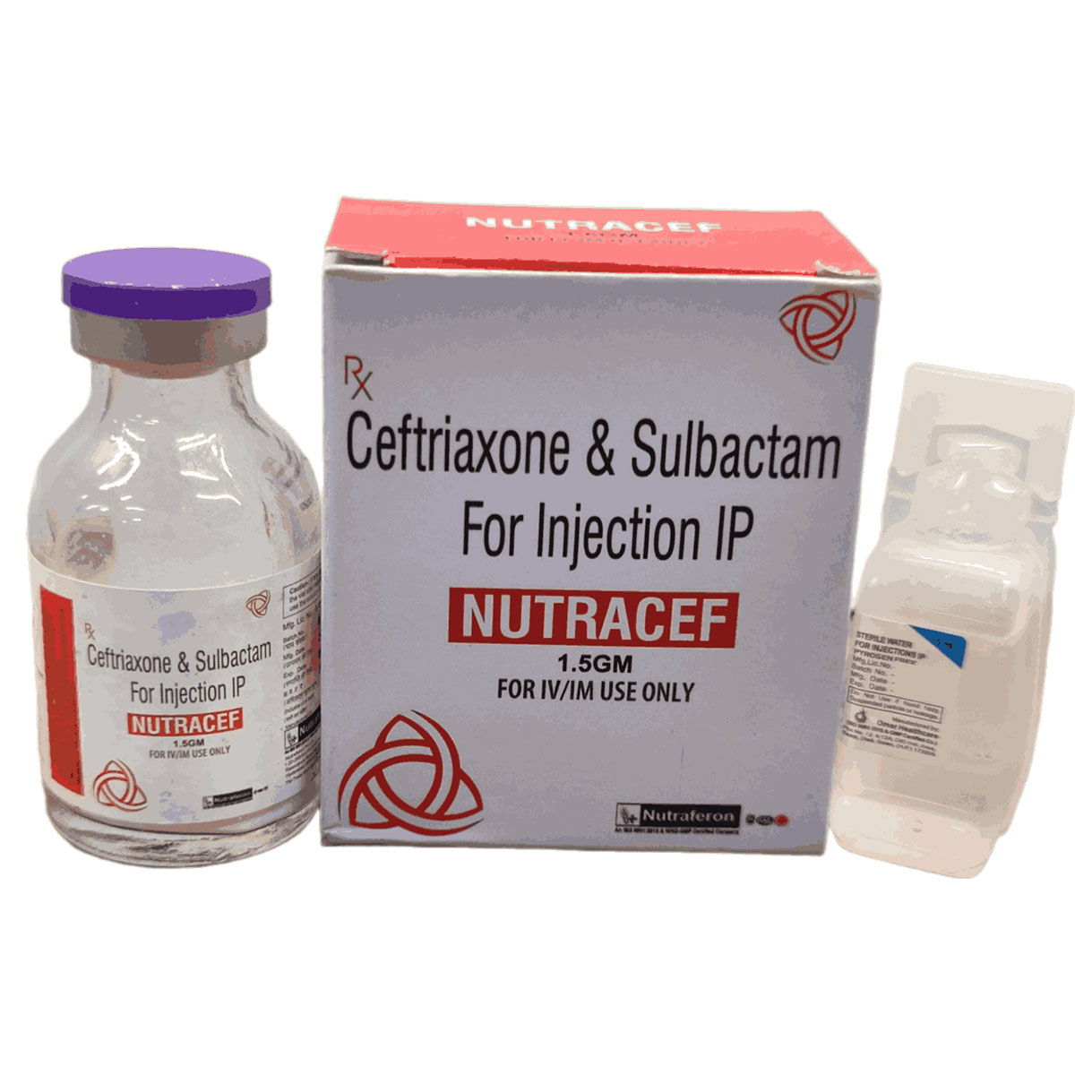 Nutracef 1.5 gm Injection 1's, Pack of 1 Nutracef 1.5 gm Injection 1's, Pack of 1