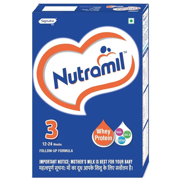 Nutramil Stage-3 Infant Formula Powder,400 gm Refill Pack, Pack of 1