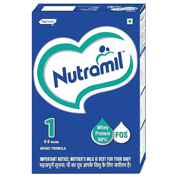 Nutramil Infant Formula Stage-1 Powder, 400 gm Refill Pack, Pack of 1