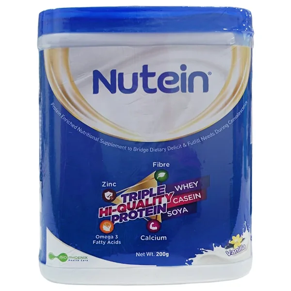 Nutein Triple Hi-Quality Protein Vanilla Powder, 200 gm