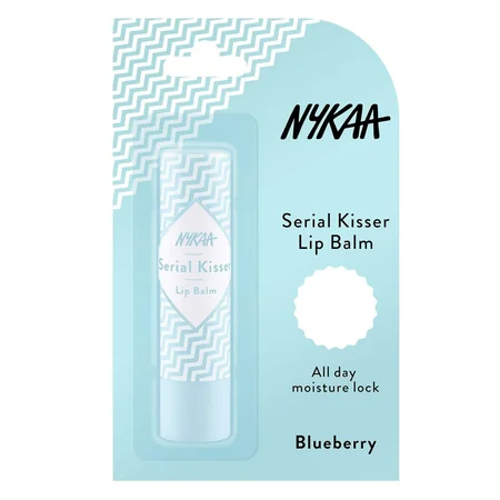 Nykaa Serial Kisser Blueberry Lip Balm, 4.5 gm