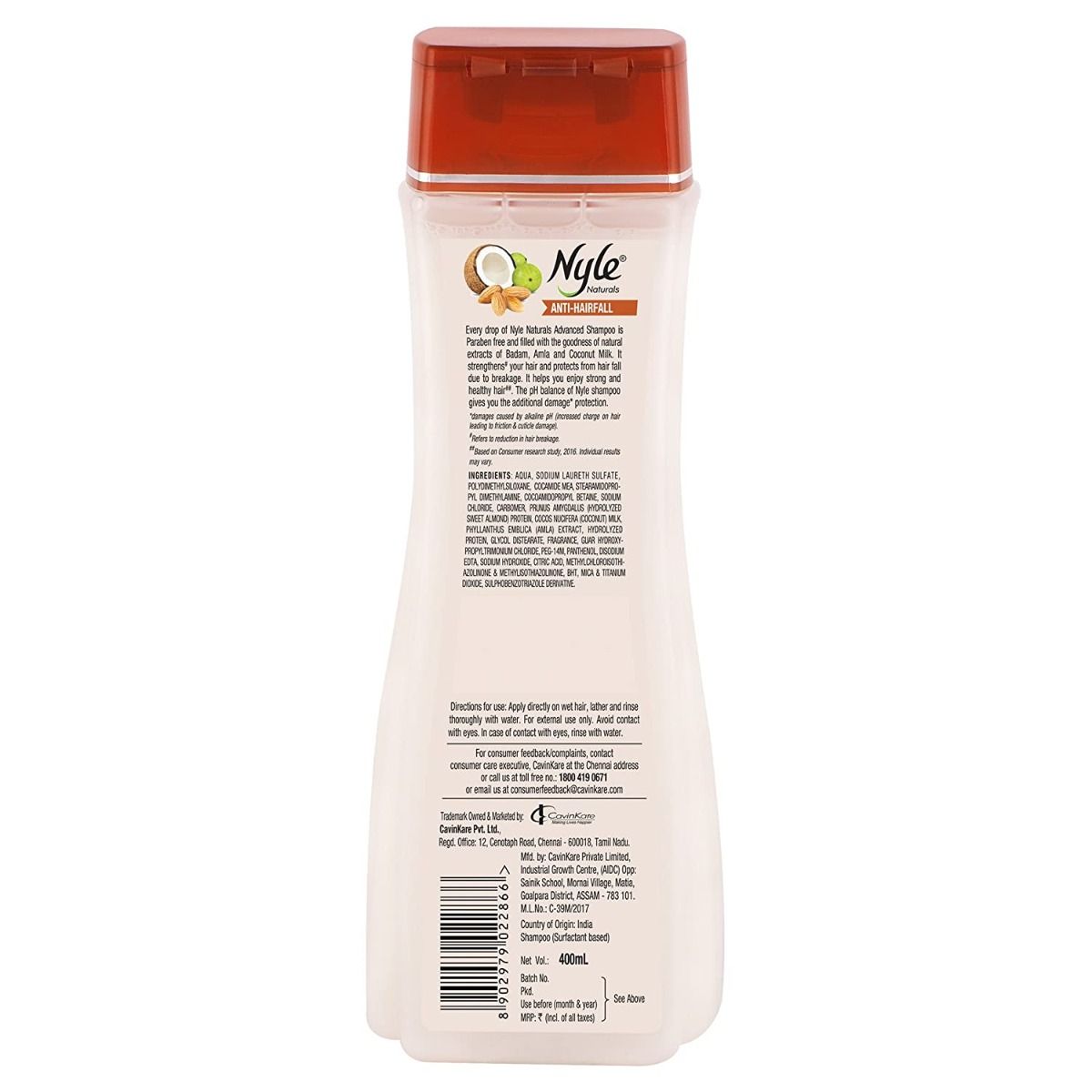 Buy Nyle Naturals Anti Hairfall Shampoo Free Nyle Anti Dandruff Shampoo  90ml 180 ml Online  Flipkart Health SastaSundar