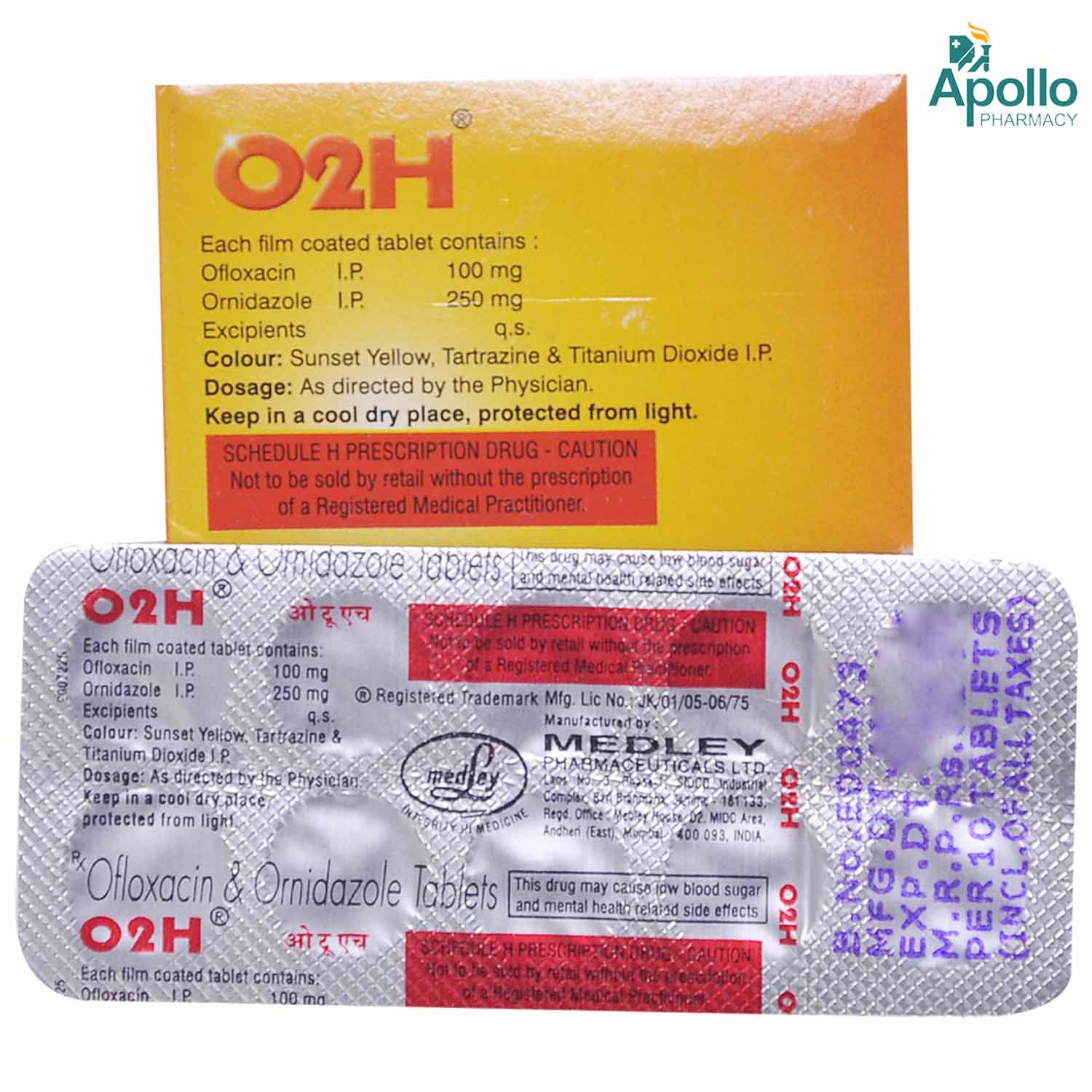 O2H Tablet 10's, Pack of 10 TABLETS O2H Tablet 10's, Pack of 10 TABLETS