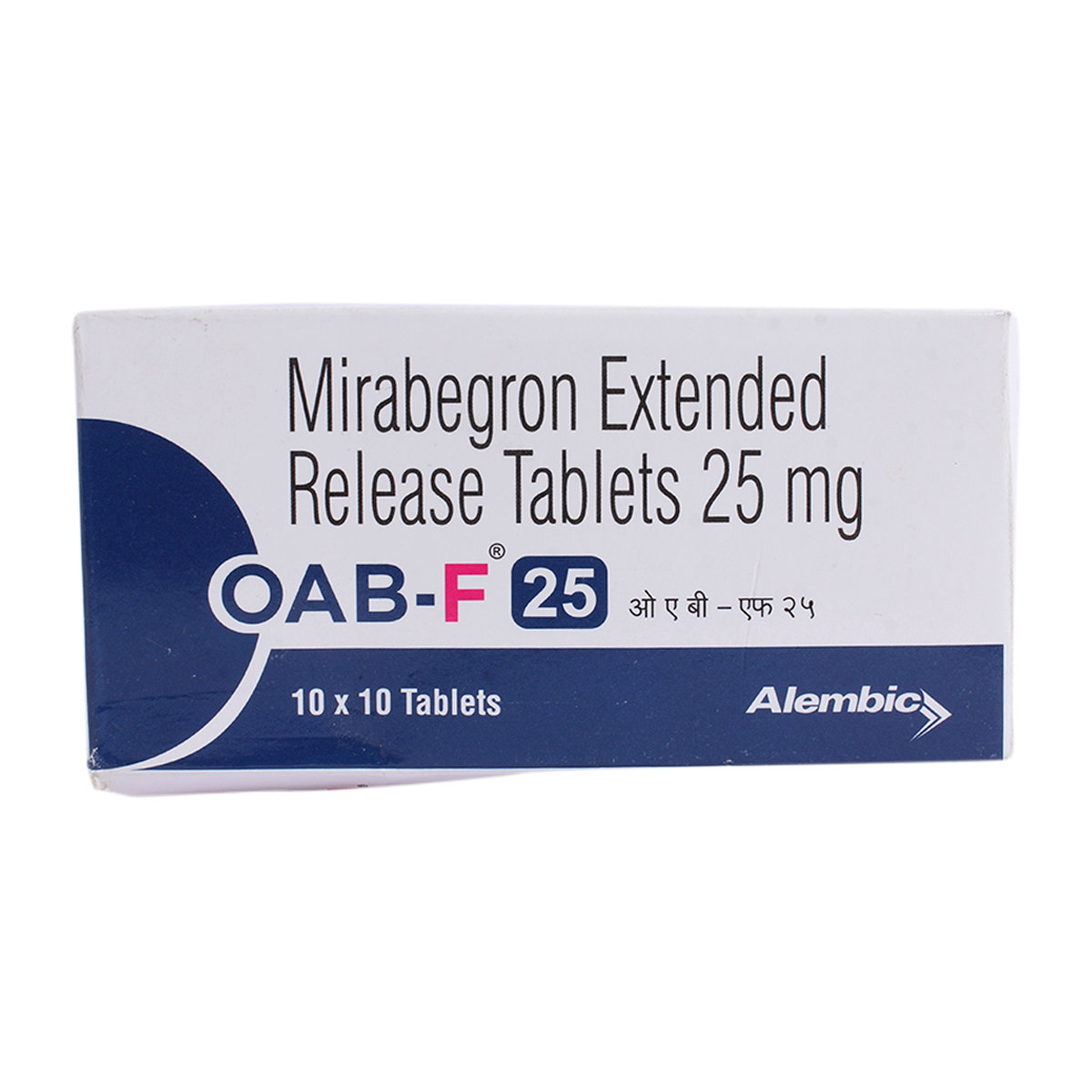 Oab-F 25mg Er Tablet 10's, Pack of 10 TabletS Oab-F 25mg Er Tablet 10's, Pack of 10 TabletS
