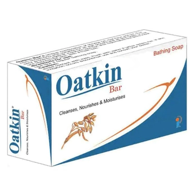 Oatkin Soap 100 gm | Cleanses, Nourishes &amp; Moisturises Skin, Pack of 1