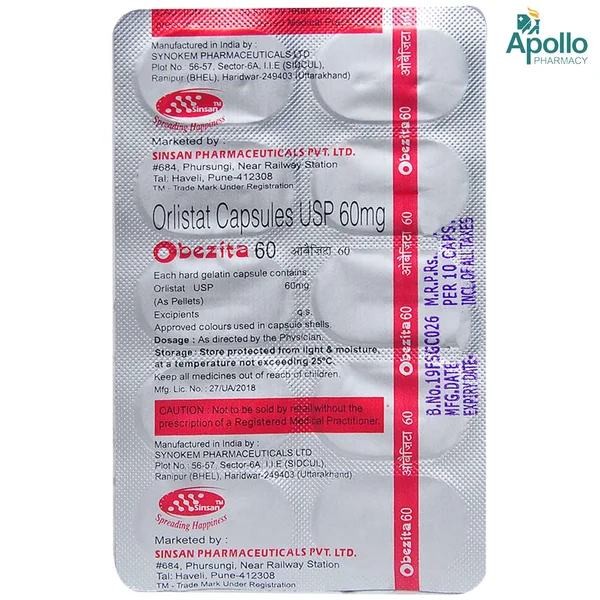 Obezita 60 Capsule 10's