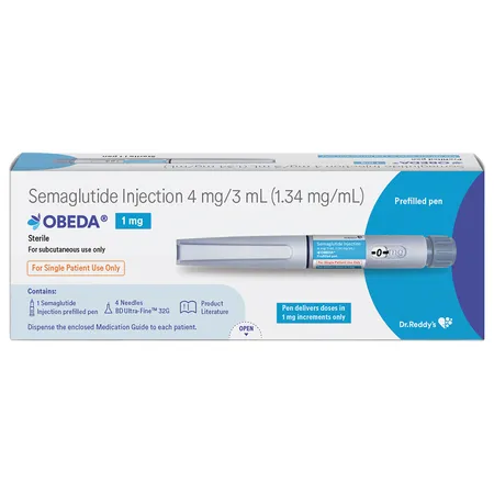 Obeda 1mg (4mg/3ml) Prefilled Pen Injection 1's
