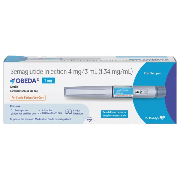 Obeda 1 mg Prefilled Pen Injection 1's