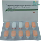 Obimetv 0.2 mg/500 mg Tablet 10's, Pack of 10 TABLETS